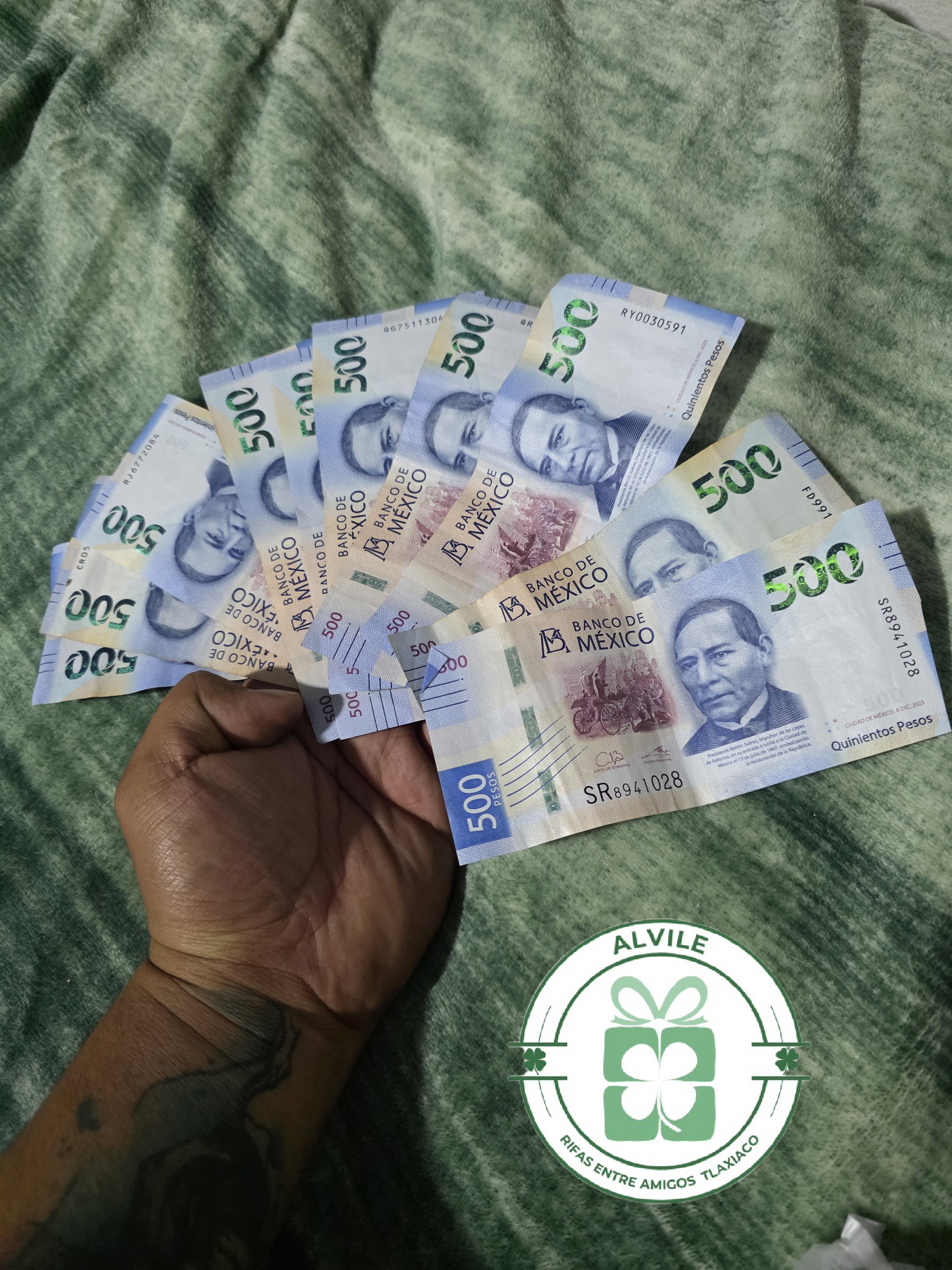 RIFA DE $, 5000 PESOS EN EFECTIVO RIFA DE $, 5000 PESOS EN EFECTIVO